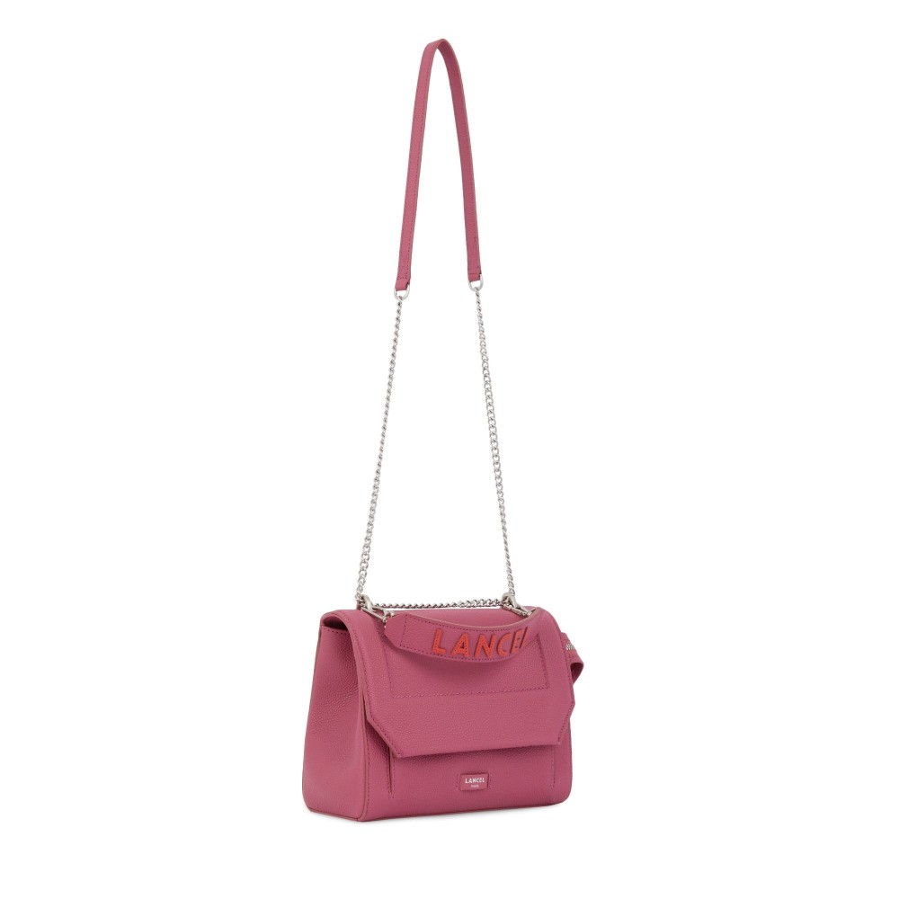 LANCEL NINON SAC A RABAT M CHERRY