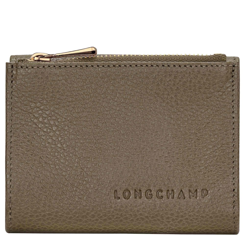 LONGCHAMP LE FOULONNE PORTEFEUILLE COMPACT 6CC CAPRE