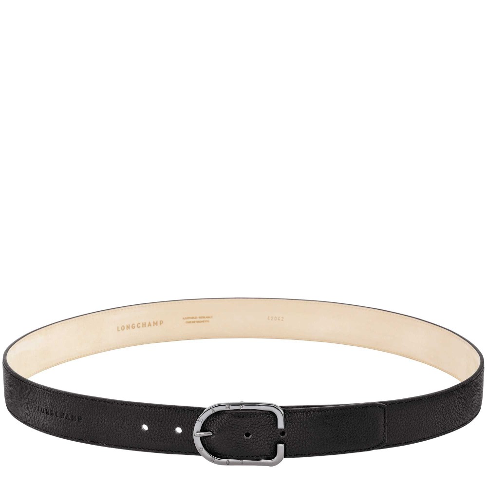 LONGCHAMP LE FOULONNE CEINTURE 35 MM NOIR