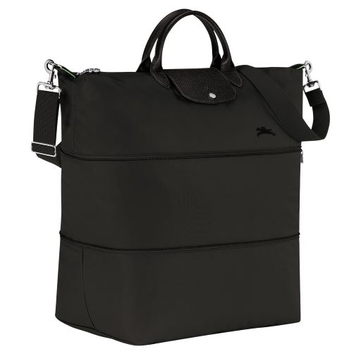 LONGCHAMP LE PLIAGE GREEN SAC DE VOYAGE EXTENSIBLE NOIR