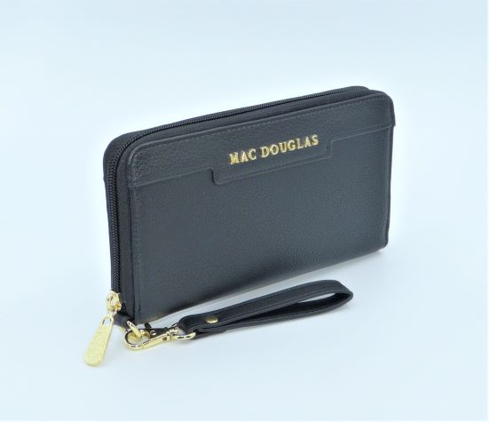 MAC DOUGLAS BRYAN PORTEFEUILLE LONG ZIPPE NOIR