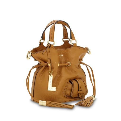 LANCEL PREMIER FLIRT SAC SEAU S CAMEL