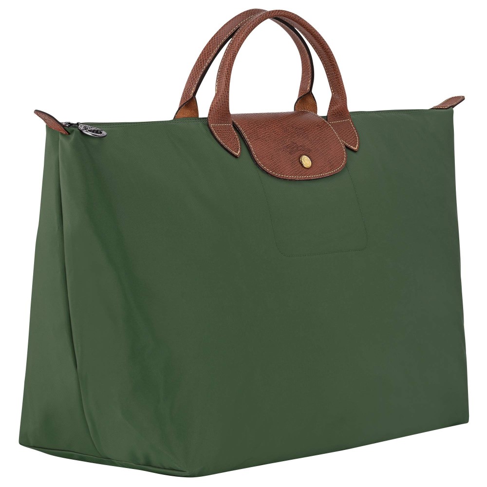 LONGCHAMP LE PLIAGE ORIGINAL SAC DE VOYAGE L VERT ANGLAIS
