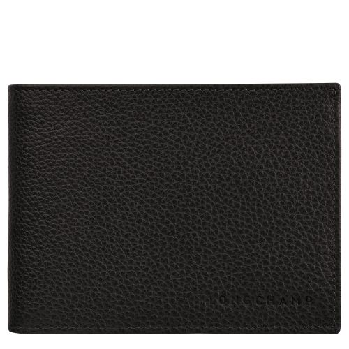 LONGCHAMP LE FOULONNE PORTEFEUILLE HORIZONTAL NOIR