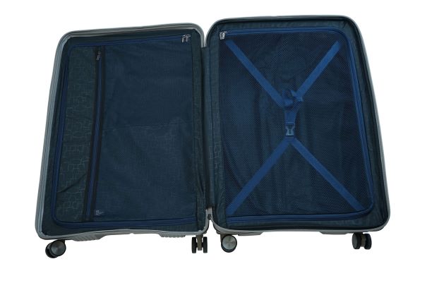 JUMP SONDO VALISE GRAND MODELE EXTENSIBLE 4 ROUES CHAMPAGNE