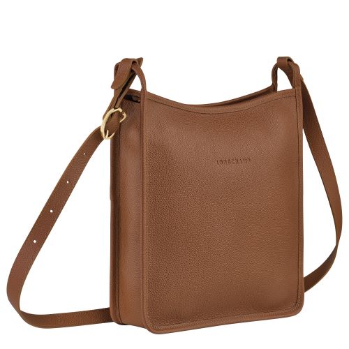 LONGCHAMP LE FOULONNE SAC ZIPPE PORTE TRAVERS L CARAMEL