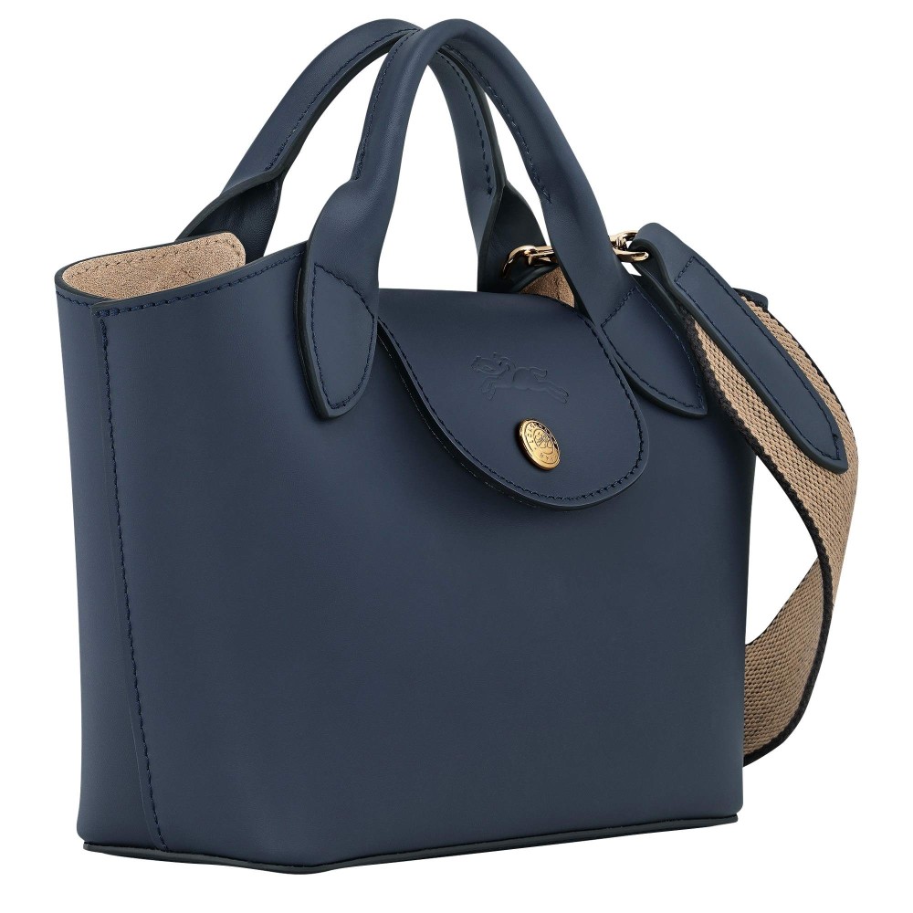 LONGCHAMP EPURE TIMELESS SAC A MAIN ET BANDOULIERE MARINE