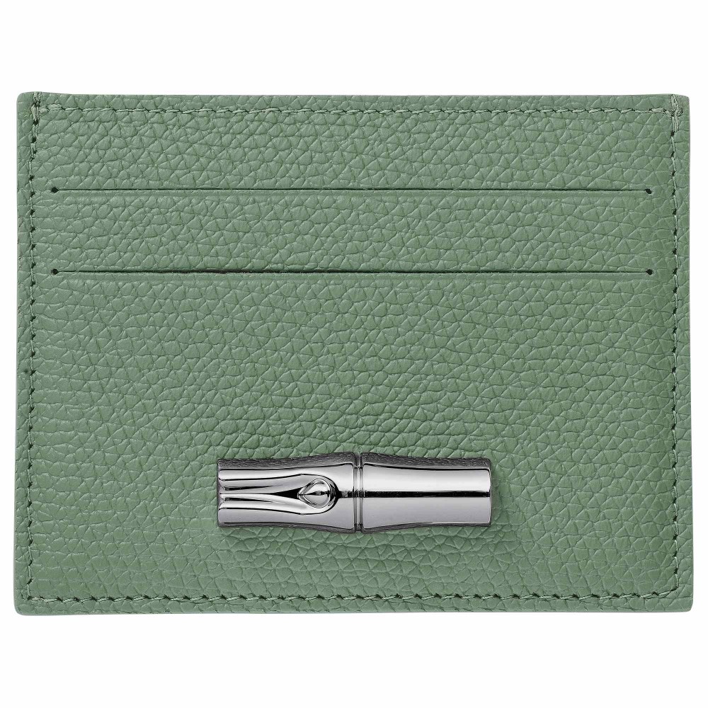 LONGCHAMP ROSEAU PORTE CARTES PLAT 4CC ORIGAN