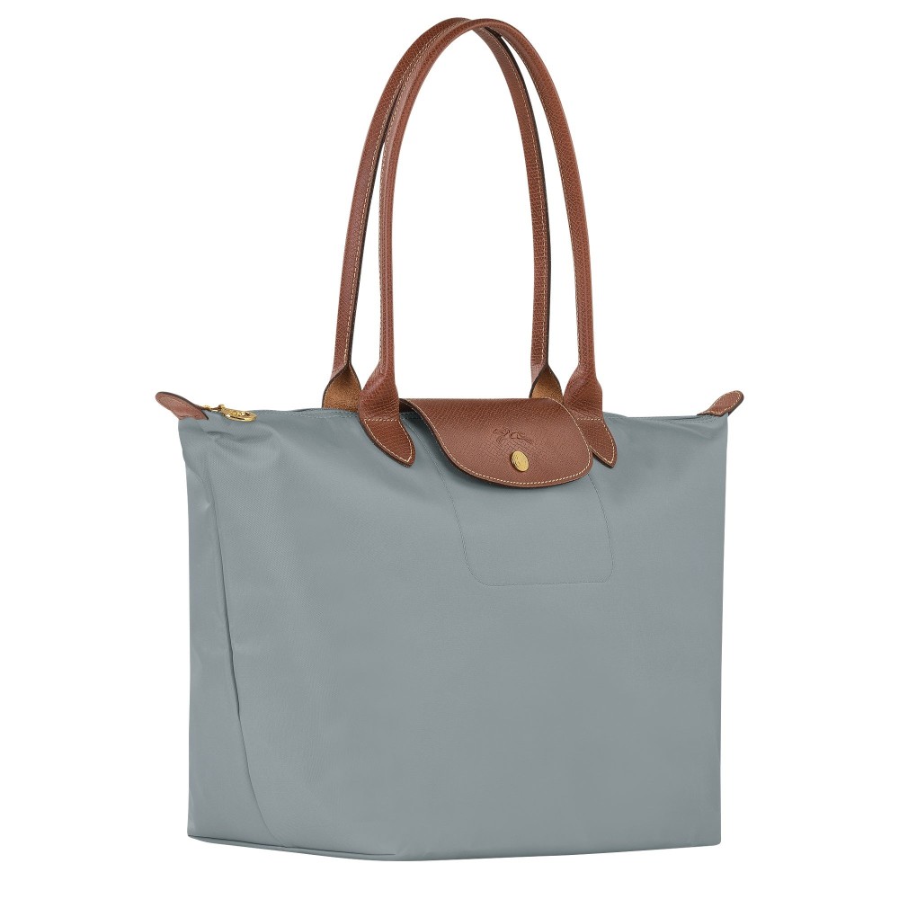 LONGCHAMP LE PLIAGE ORIGINAL SAC EPAULE L ACIER