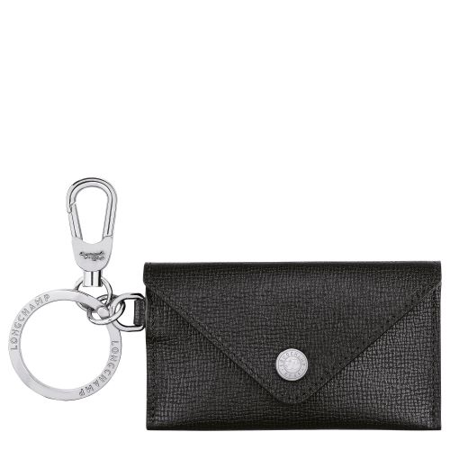 LONGCHAMP PLIAGE PORTE CLES ENVELOPPE NOIR