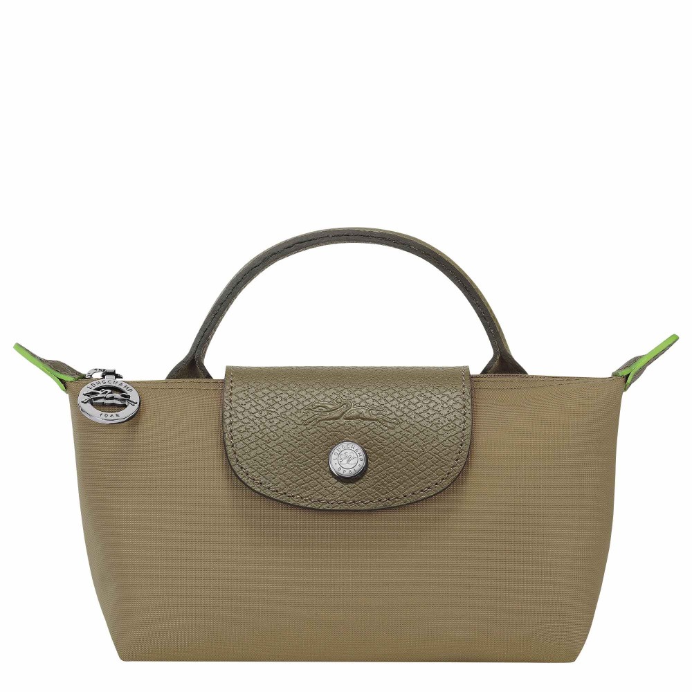 LONGCHAMP LE PLIAGE GREEN TROUSSE A RABAT ARTICHAUT