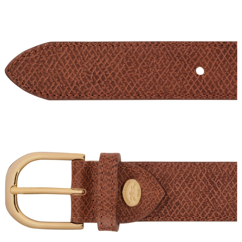 LONGCHAMP LE PLIAGE CEINTURE FEMME 30MM COGNAC
