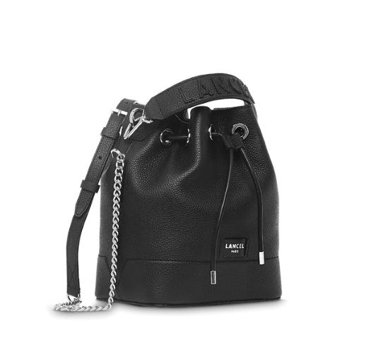 LANCEL NINON SAC SEAU M NOIR