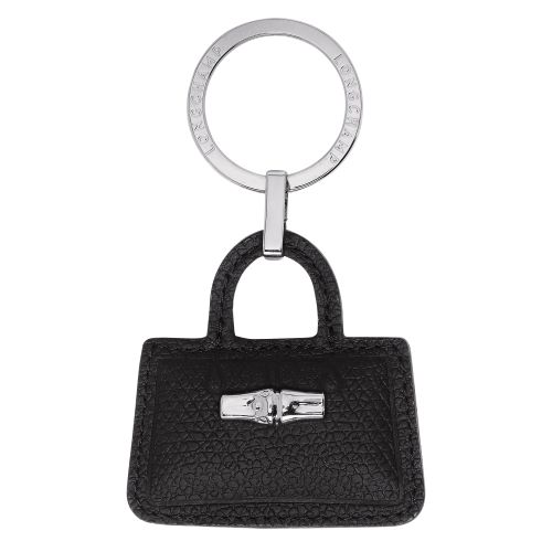 LONGCHAMP ROSEAU PORTE CLES SAC NOIR