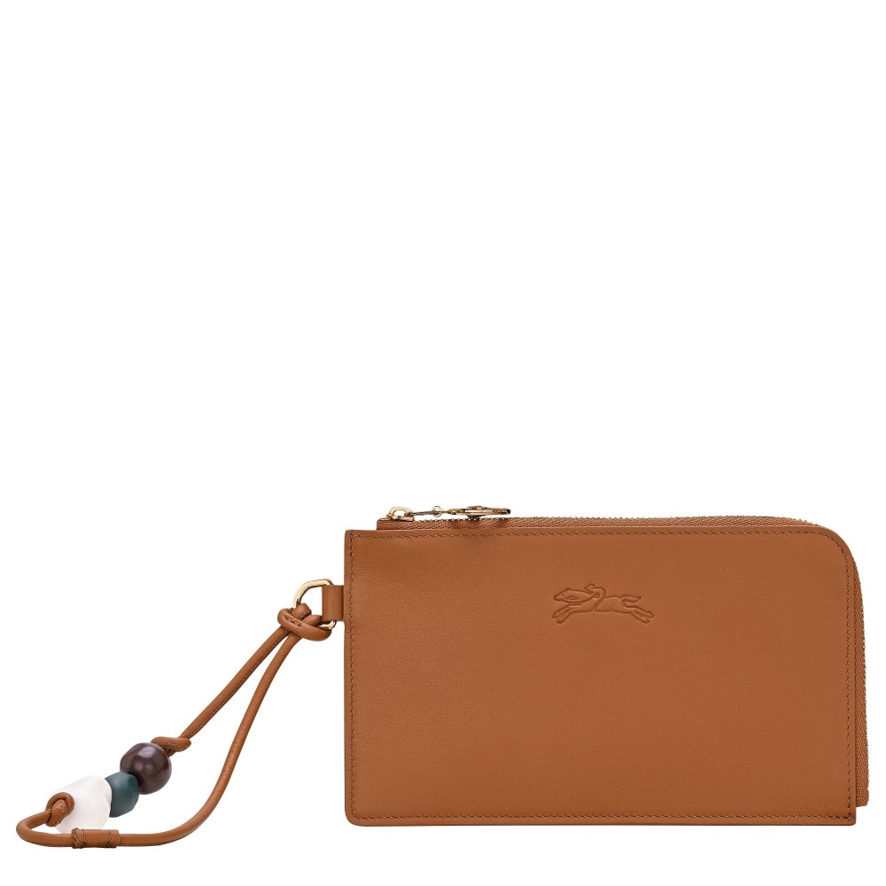 LONGCHAMP LE PLIAGE X-TRA CERAMIQUE TROUSSE PLATE ZIPPEE 1CC CAJOU