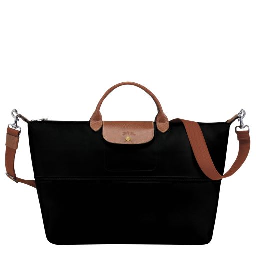 LONGCHAMP LE PLIAGE ORIGINAL SAC DE VOYAGE EXTENSIBLE NOIR