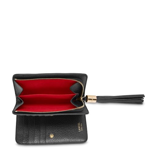 LANCEL PREMIER FLIRT PORTEFEUILLE COMPACT NOIR