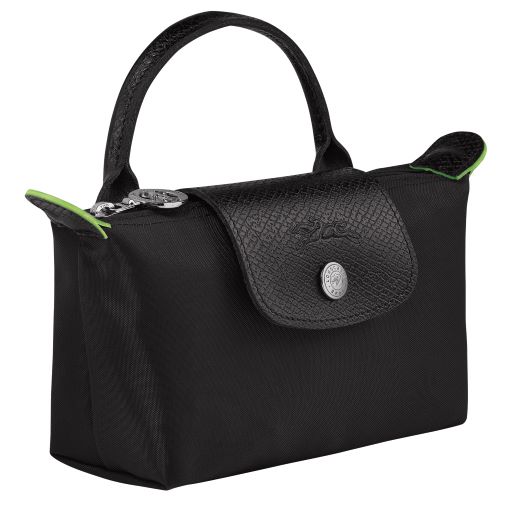 LONGCHAMP LE PLIAGE GREEN TROUSSE A RABAT NOIR