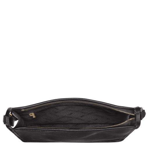 LONGCHAMP LE FOULONNE SAC ZIPPE PORTE TRAVERS L NOIR