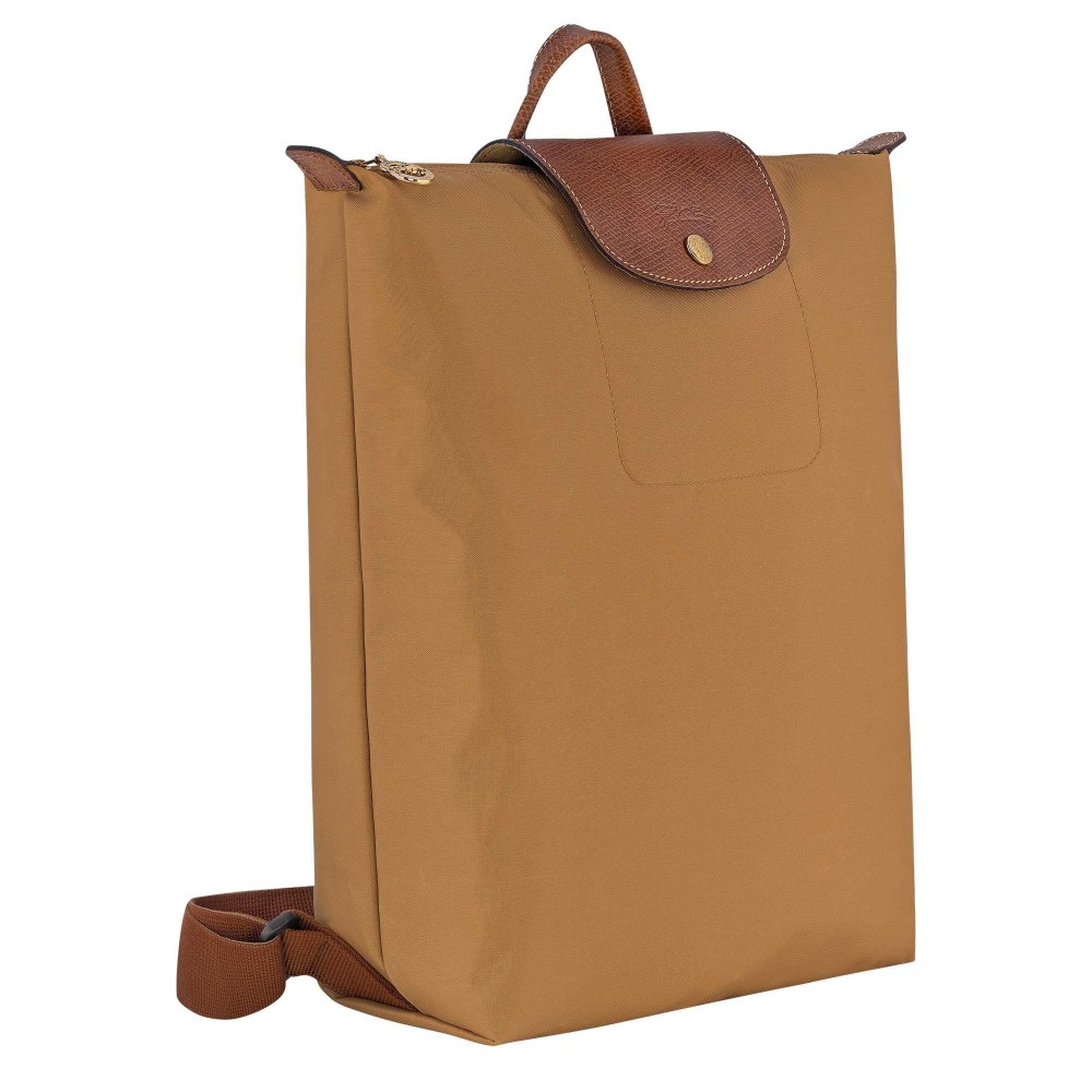 LONGCHAMP LE PLIAGE ORIGINAL SAC A DOS CHAMOIS