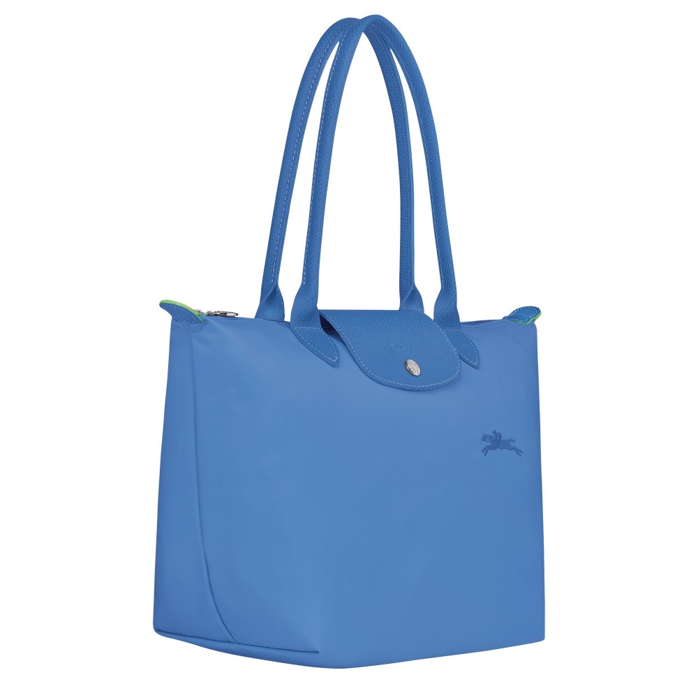 LONGCHAMP LE PLIAGE GREEN SAC EPAULE S BLEUET