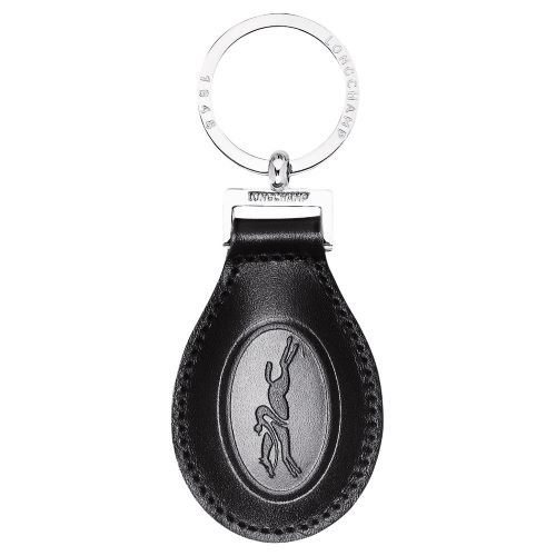 LONGCHAMP LE FOULONNE PORTE CLES CAVALIER NOIR