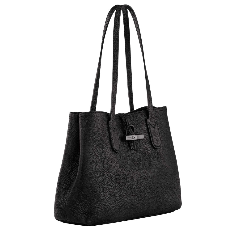 LONGCHAMP ROSEAU ESSENTIAL SAC EPAULE NOIR