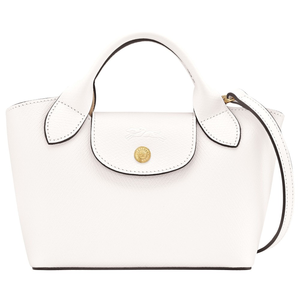 LONGCHAMP EPURE SAC A MAIN ET BANDOULIERE BLANC