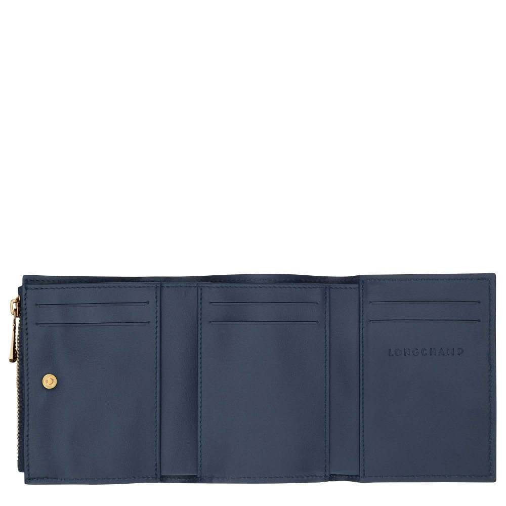 LONGCHAMP EPURE TIMELESS PORTEFEUILLE COMPACT MARINE