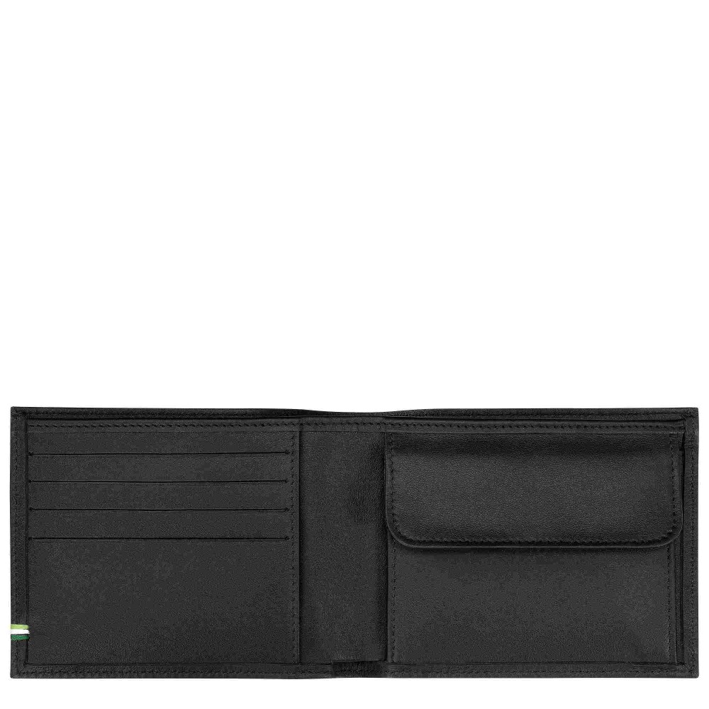 LONGCHAMP SUR SEINE PORTEFEUILLE HORIZONTAL S AVEC MONNAIE NOIR