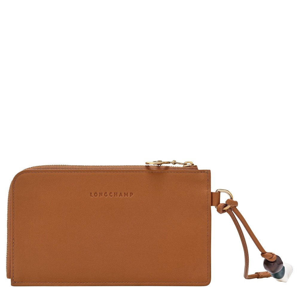 LONGCHAMP LE PLIAGE X-TRA CERAMIQUE TROUSSE PLATE ZIPPEE 1CC CAJOU