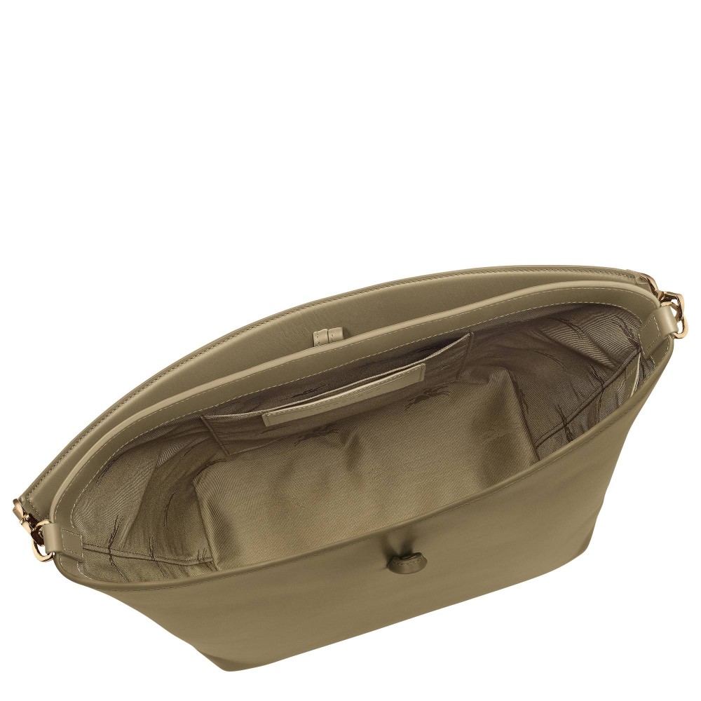 LONGCHAMP ROSEAU SLEEK SAC PORTE EPAULE M OLIVE
