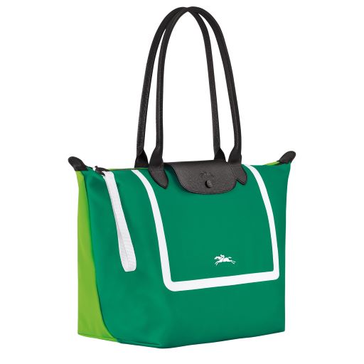 LONGCHAMP LE PLIAGE SCUBA SAC EPAULE L HERBRE / VERT LUMIERE