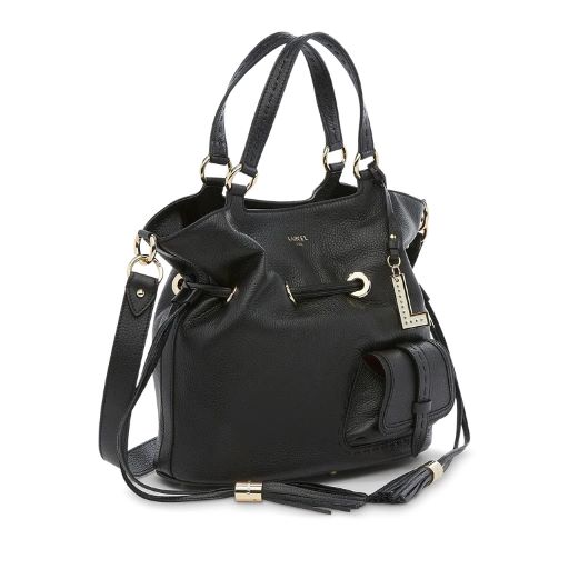 LANCEL PREMIER FLIRT SEAU M NOIR / OR