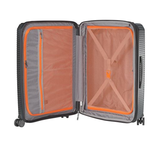 JUMP SONDO VALISE MOYEN MODELE EXTENSIBLE 4 ROUES NOIR