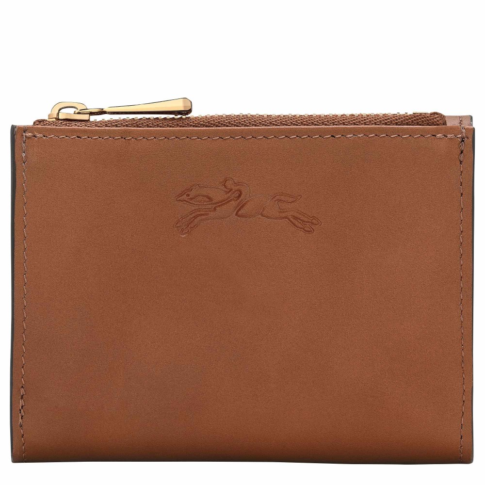 LONGCHAMP EPURE TIMELESS PORTEFEUILLE COMPACT COGNAC