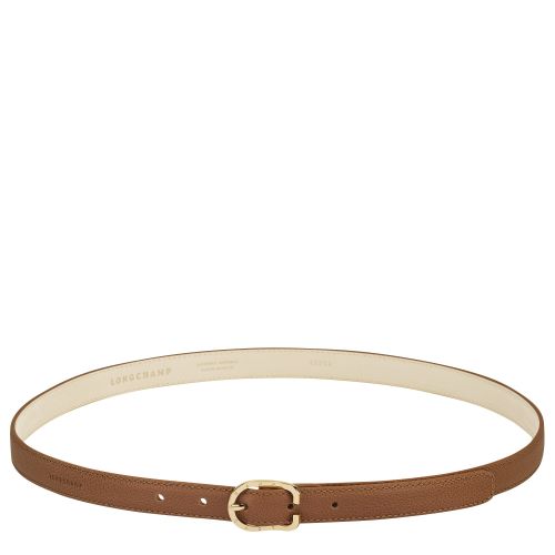 LONGCHAMP LE FOULONNE CEINTURE FEMME CARAMEL