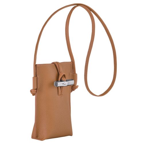 LONGCHAMP ROSEAU ETUI TELEPHONE NATUREL