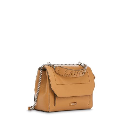 LANCEL NINON SAC A RABAT M CAMEL