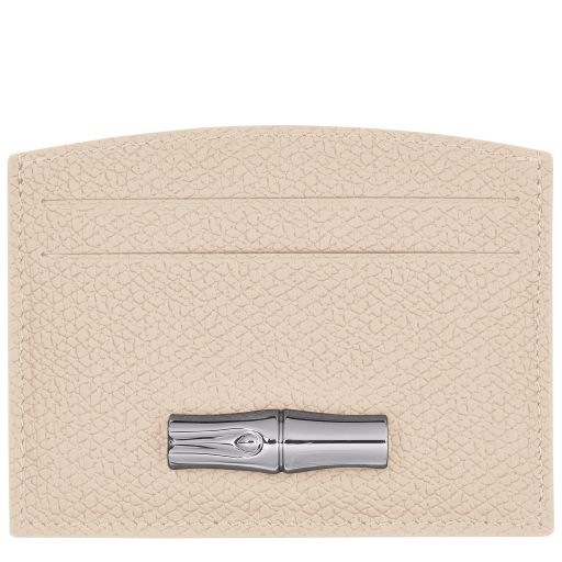 LONGCHAMP ROSEAU PORTE CARTES PLAT 4CC PAPIER