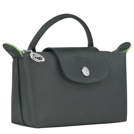 LONGCHAMP LE PLIAGE GREEN TROUSSE A RABAT GRAPHITE