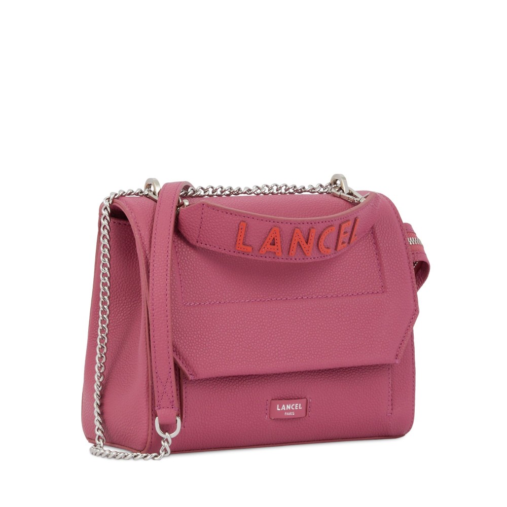 LANCEL NINON SAC A RABAT M CHERRY